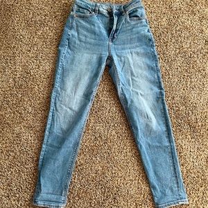 AE stretch mom jeans 00 NWOT